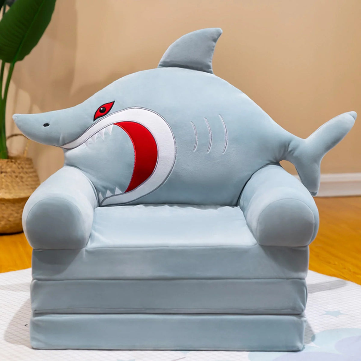 Plush Foldable Kids Sofa Armchair 2 In 1 Sofa Bed G4944