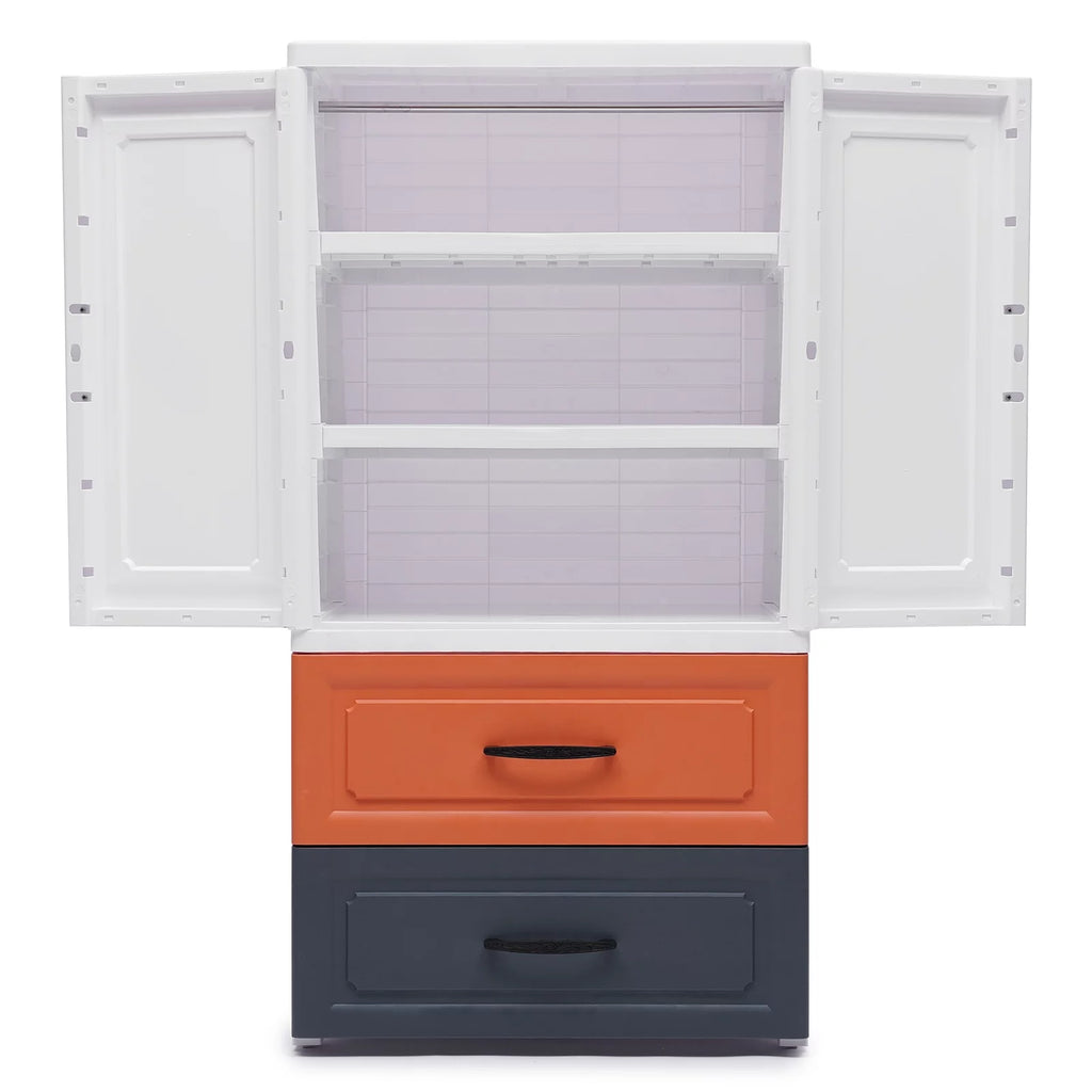 Plastic Drawers Dresser on Wheels H331245