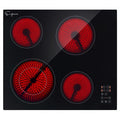 24 Electric Radiant Cooktop with 4 Elements B50654
