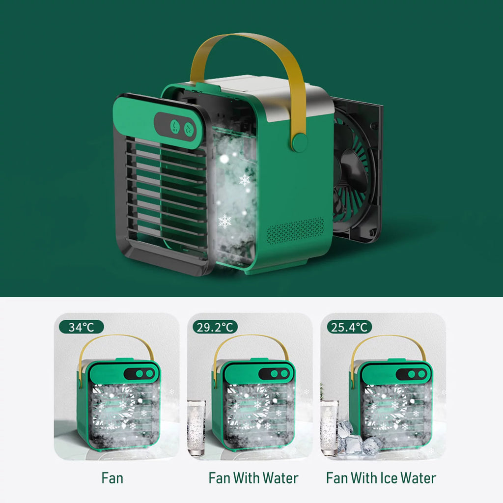 Air Conditioner Fan 180mL 3 Speeds USB E423209
