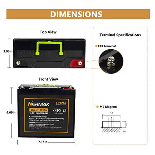 12V 10Ah LiFePO4 Deep Cycle Battery 2 Pack A919