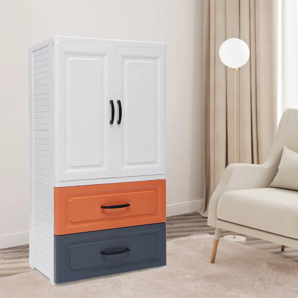 Plastic Drawers Dresser on Wheels H331245