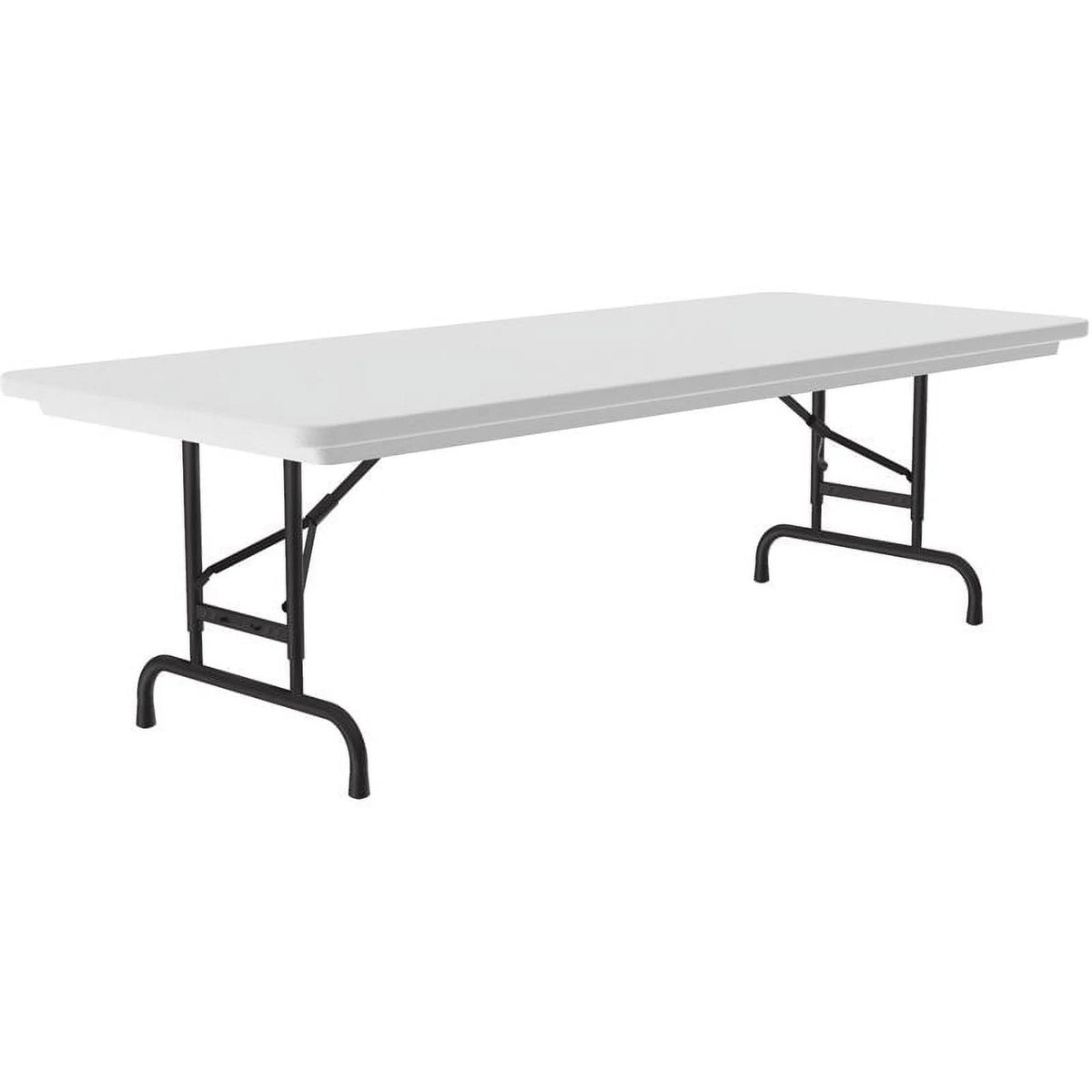 Adjustable Blow-Molded Plastic Folding Table D78581