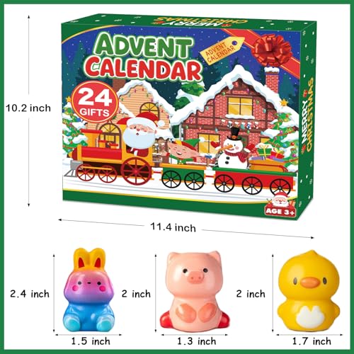 Christmas Advent Calendar 24 Days Countdown Squishy Toys R554155