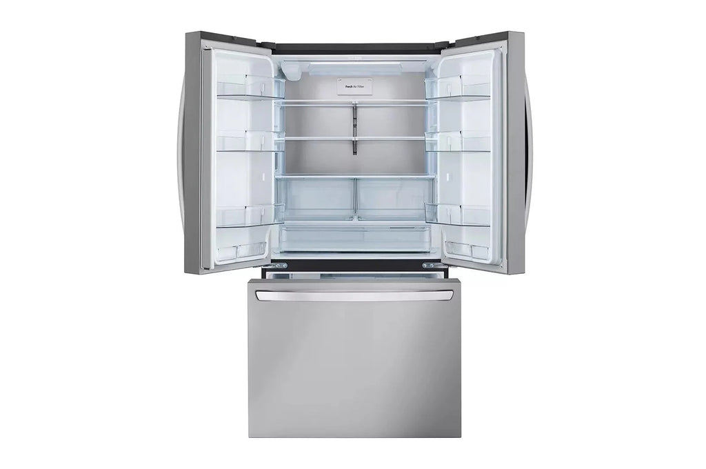 27 cu ft. 3 Door French Door Counter Depth Refrigerator with Internal Water Dispenser F801055