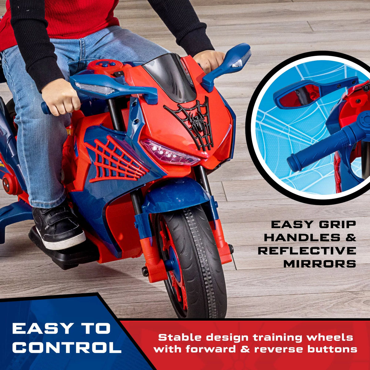 6V Rechargeable Battery Ride On Motorcycle E540