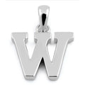 W Initial Pendant Necklace 925 Sterling Silver W105375