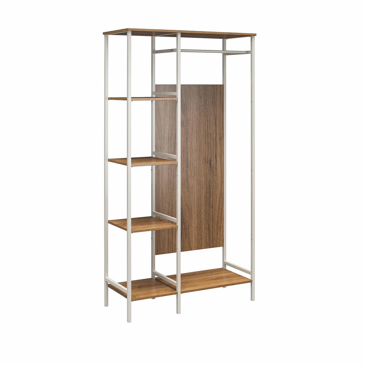 Walnut Open Wardrobe L924