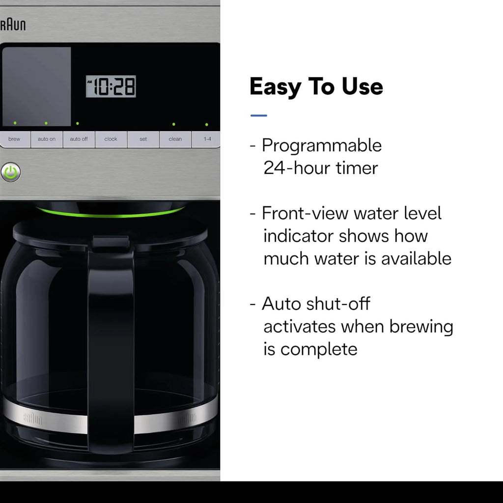 12-Cup Stainless Steel Drip Coffee Maker C574069
