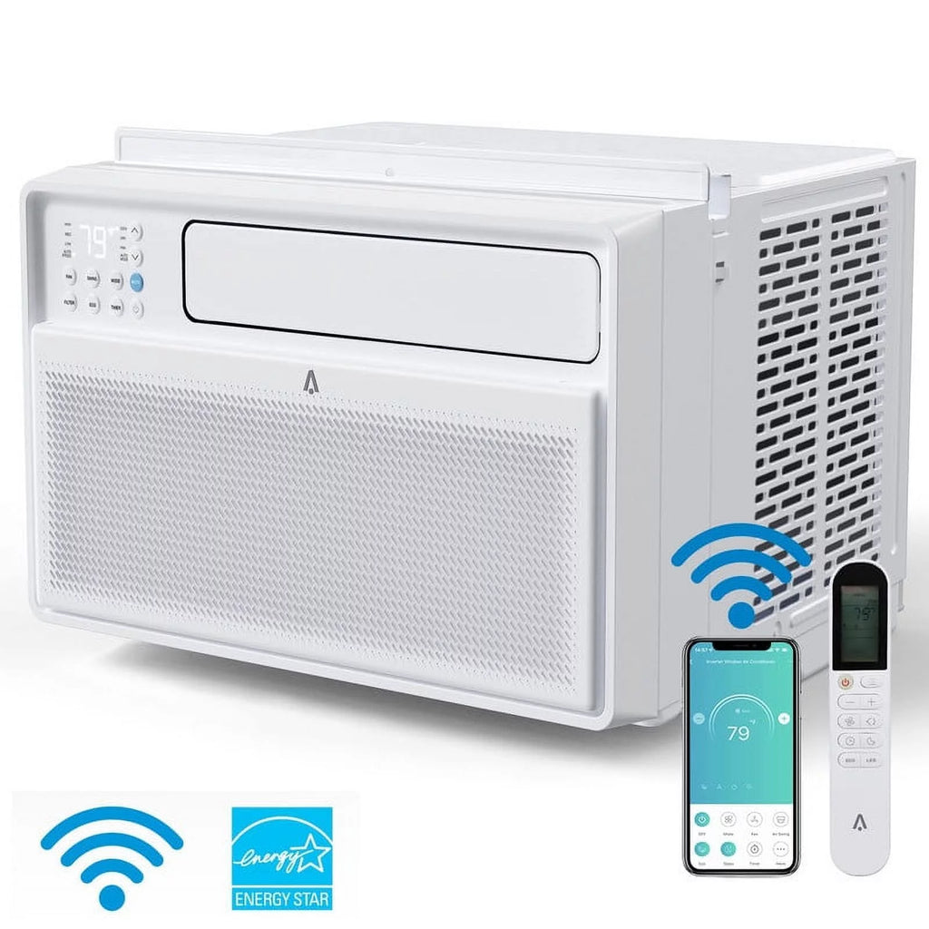 White 6,000 BTU Window-Mounted Air Conditioner N163