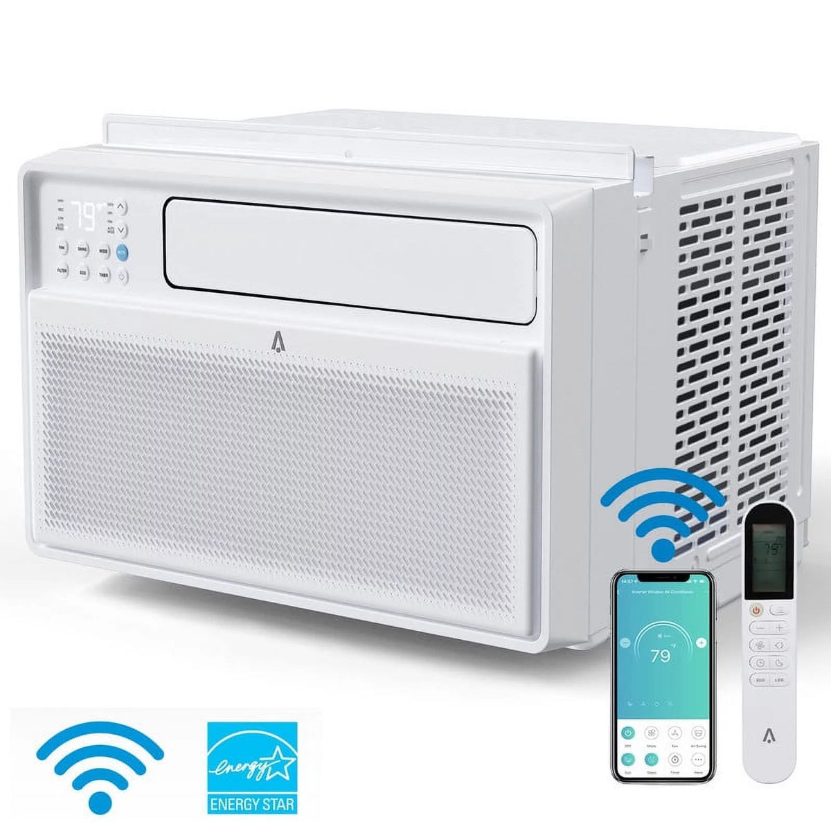 White 6,000 BTU Window-Mounted Air Conditioner N163