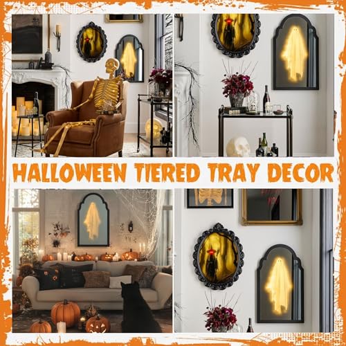 Halloween Haunted Mirror with Creepy Eyes X64431