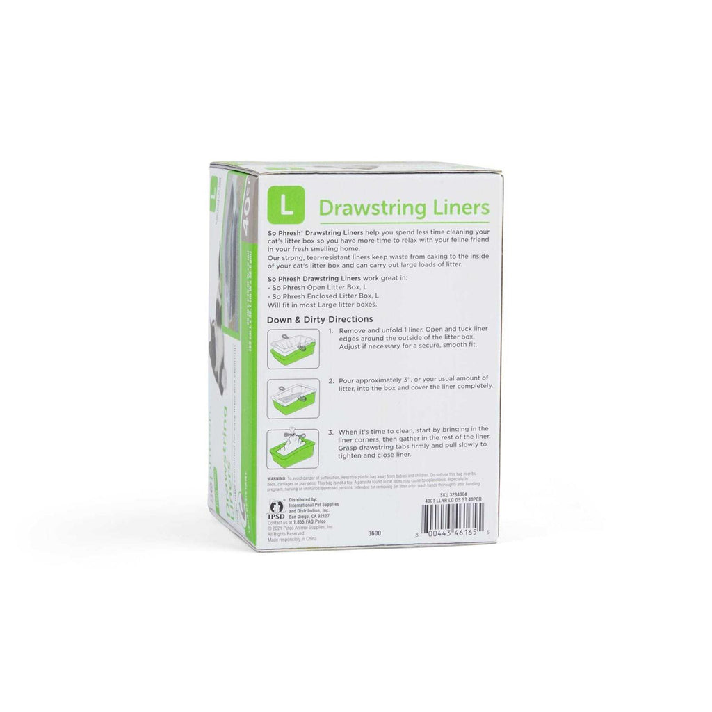 Drawstring Cat Litter Box Liners Q7353