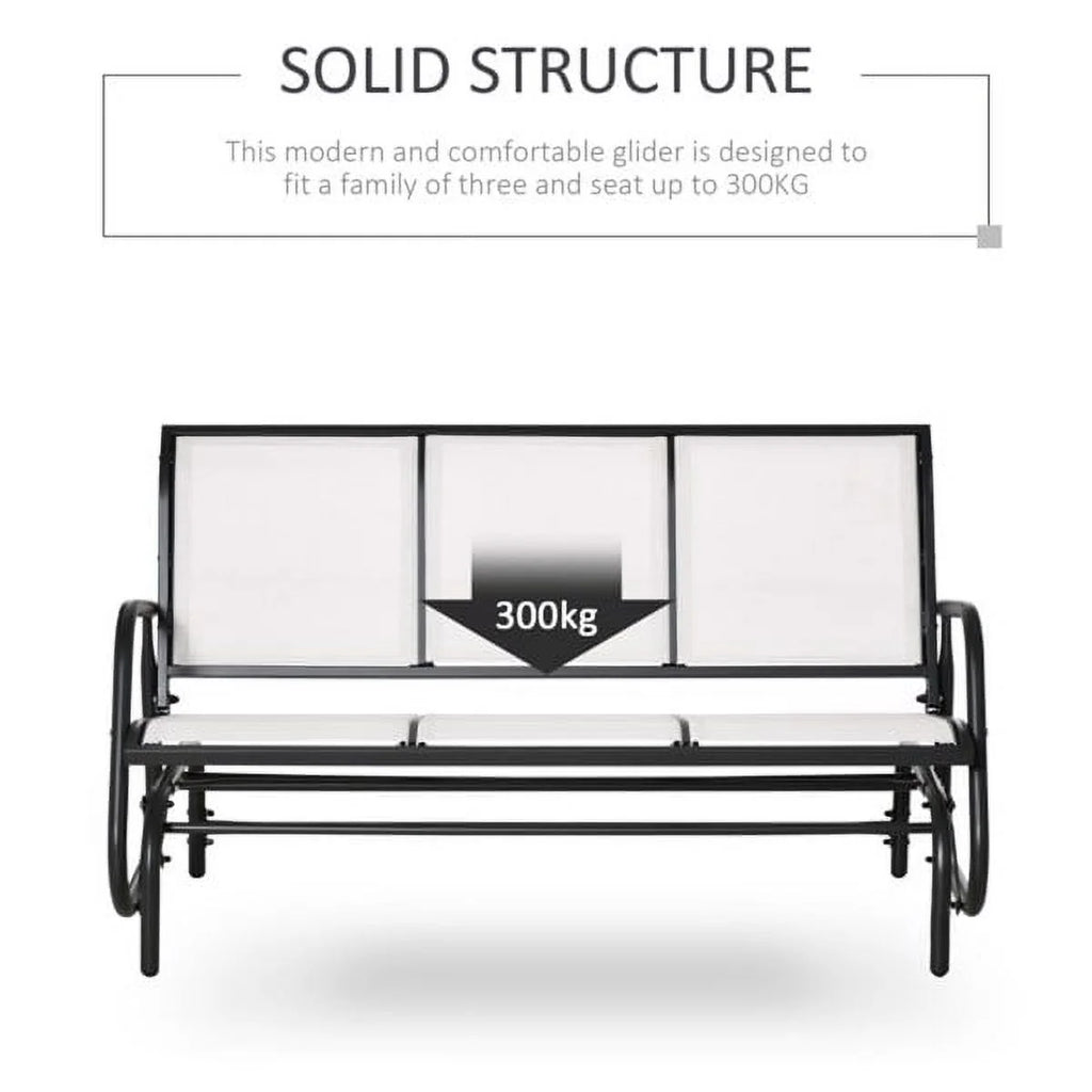 Outdoor Glider Bench for 3 S207916