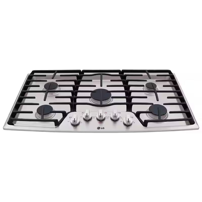 36 in. 5 Burner Stainless Steel Gas Cooktop Z6038
