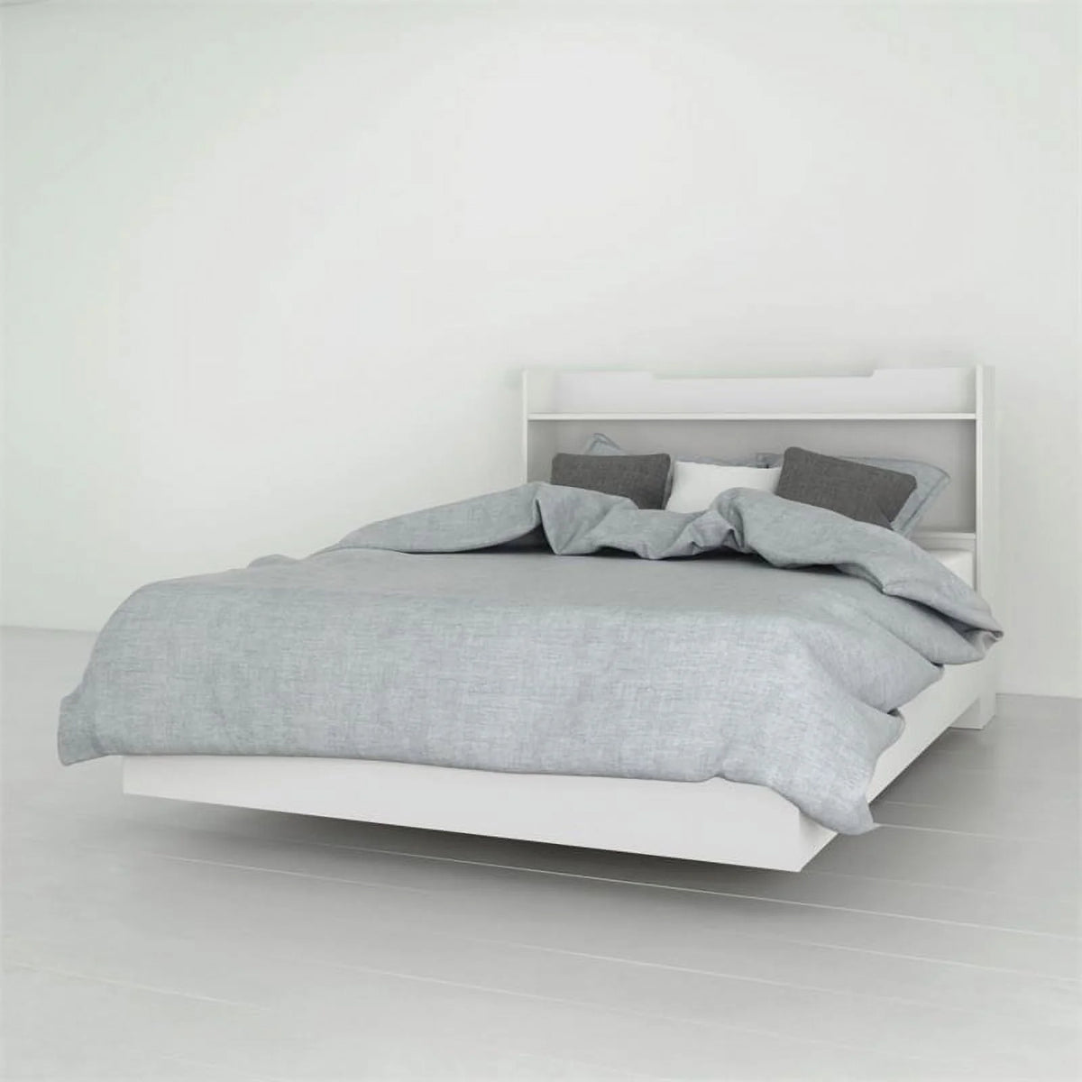 White 2 Piece Full Size Bedroom Set U21518