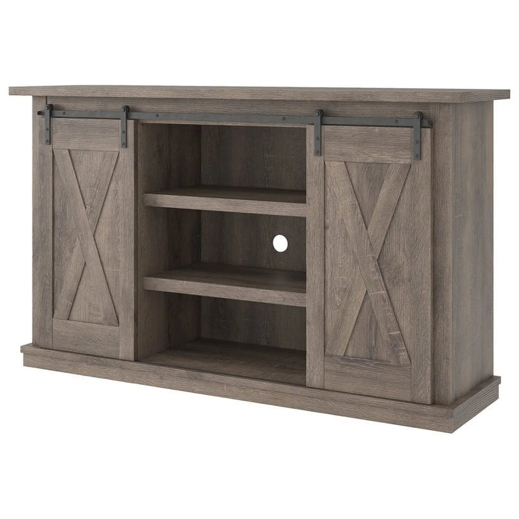 54" Gray Wood TV Stand J932