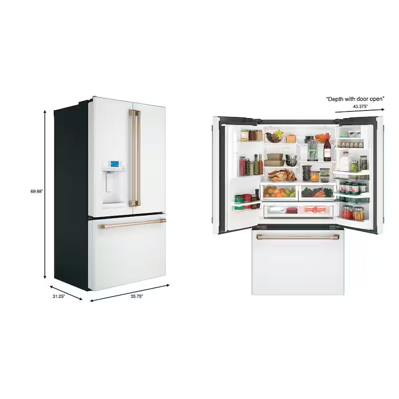 22.2 cu. ft. Smart French Door Refrigerator with Hot Water Dispenser L1328