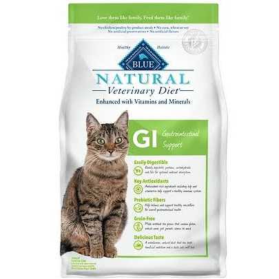 Blue Natural Veterinary Diet GI Gastrointestinal Support Dry Cat Food T101044