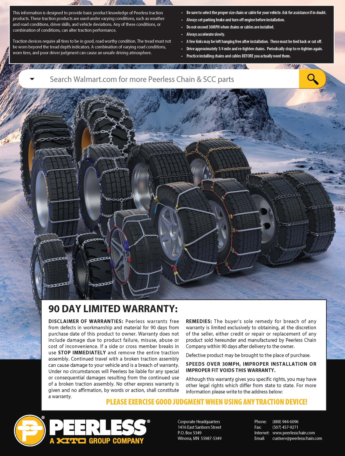 Light Truck/SUV Tire Chains B79599