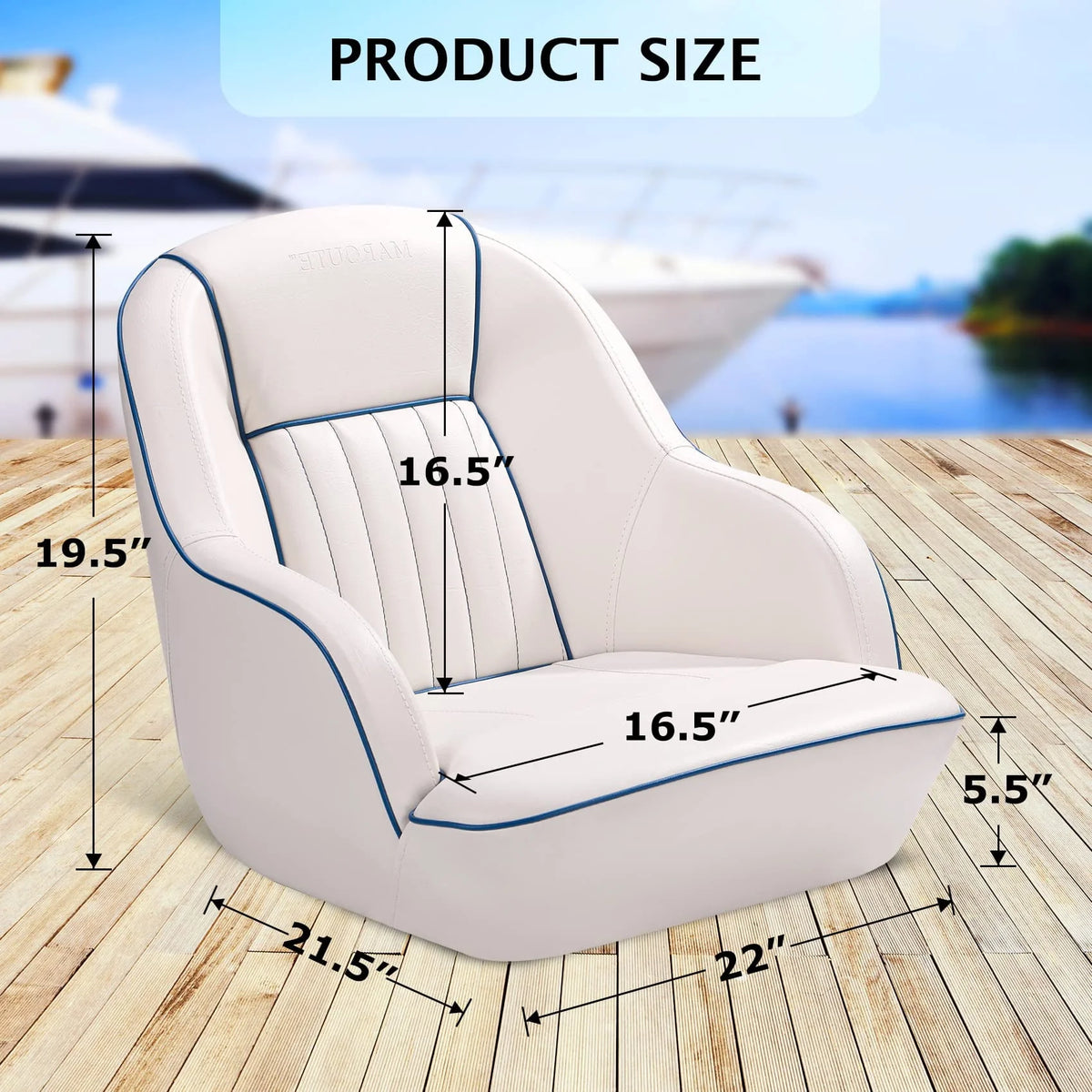 Pontoon Boat Captains Chair Q256