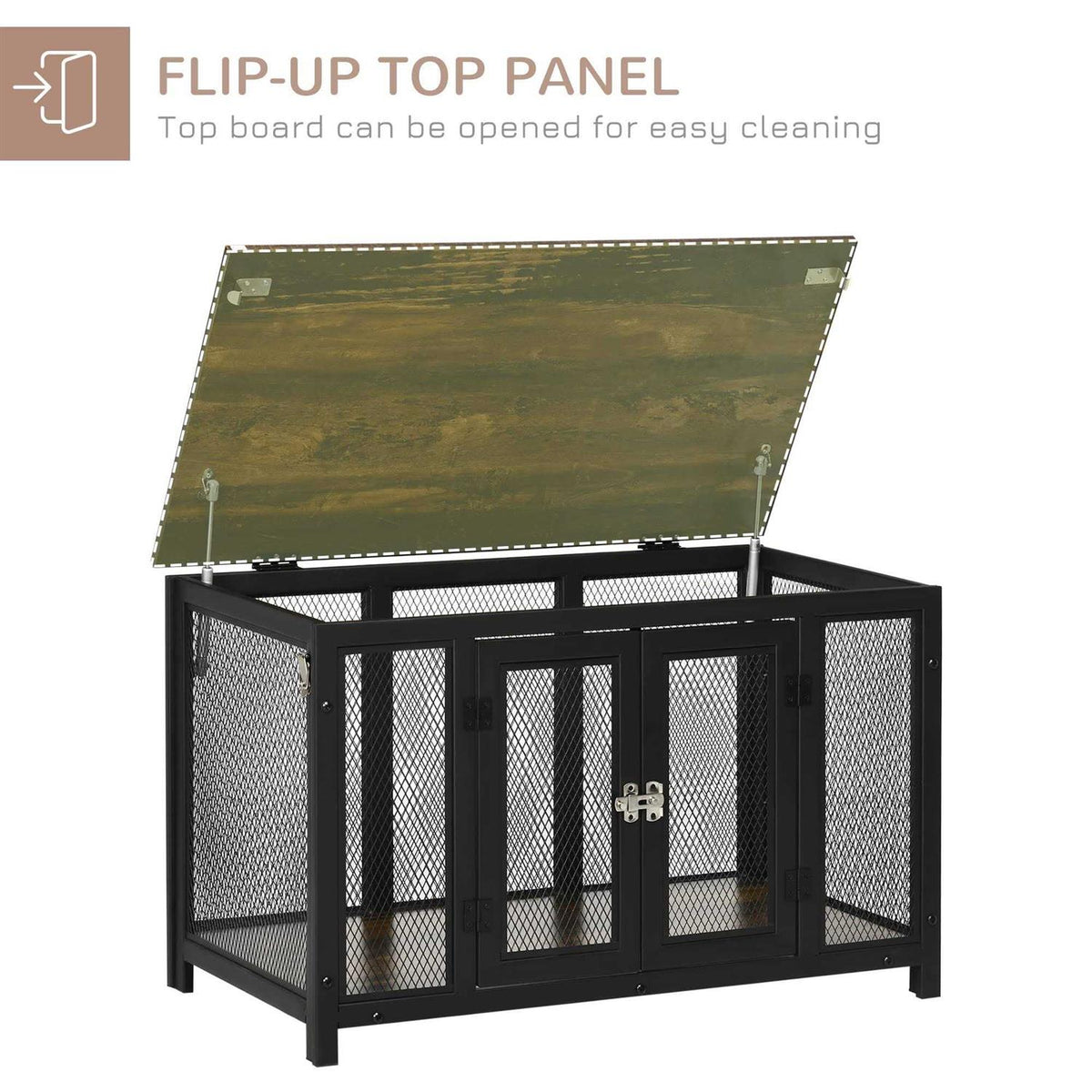 Furniture Style Dog Crate with Openable Top O958