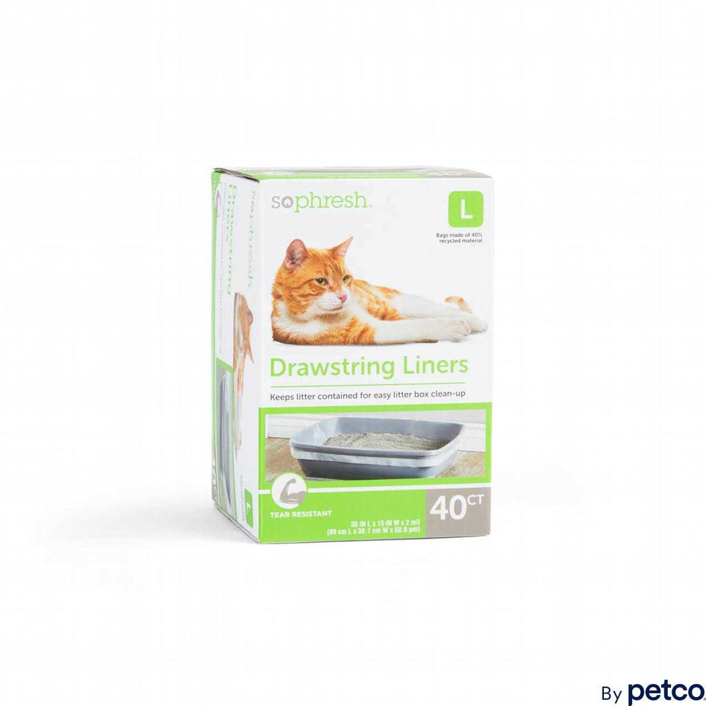 Drawstring Cat Litter Box Liners Q7353