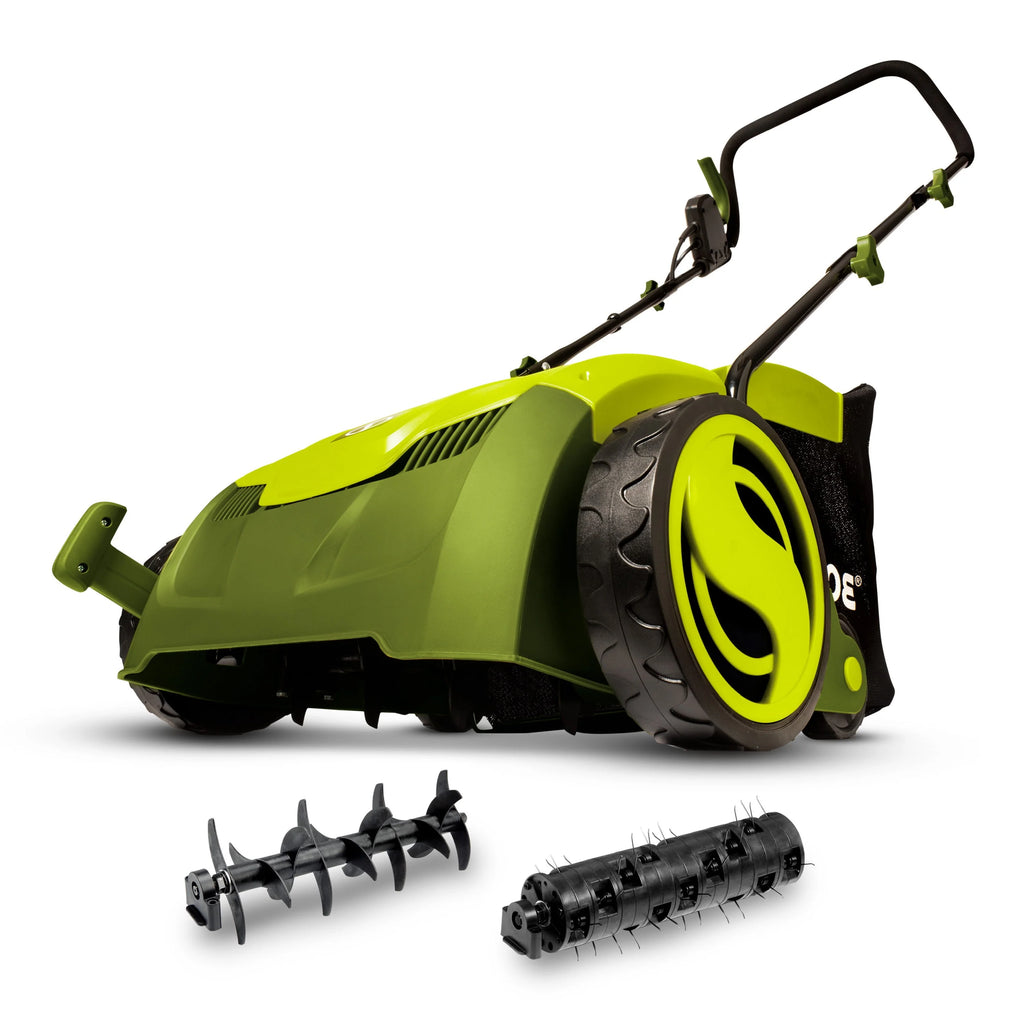 Electric 12.6-inch Lawn Dethatcher + Scarifier with Collection Bag A989666