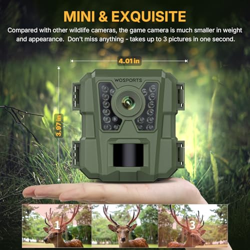 Mini Trail Camera 24MP 1080P Night Vision A864
