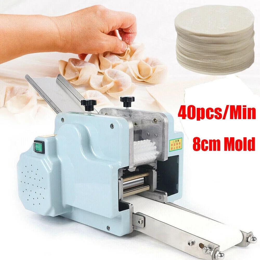 Commercial Electric Dough Processing Maker Dumpling Skin Machine 3.15” Mold 110V U245