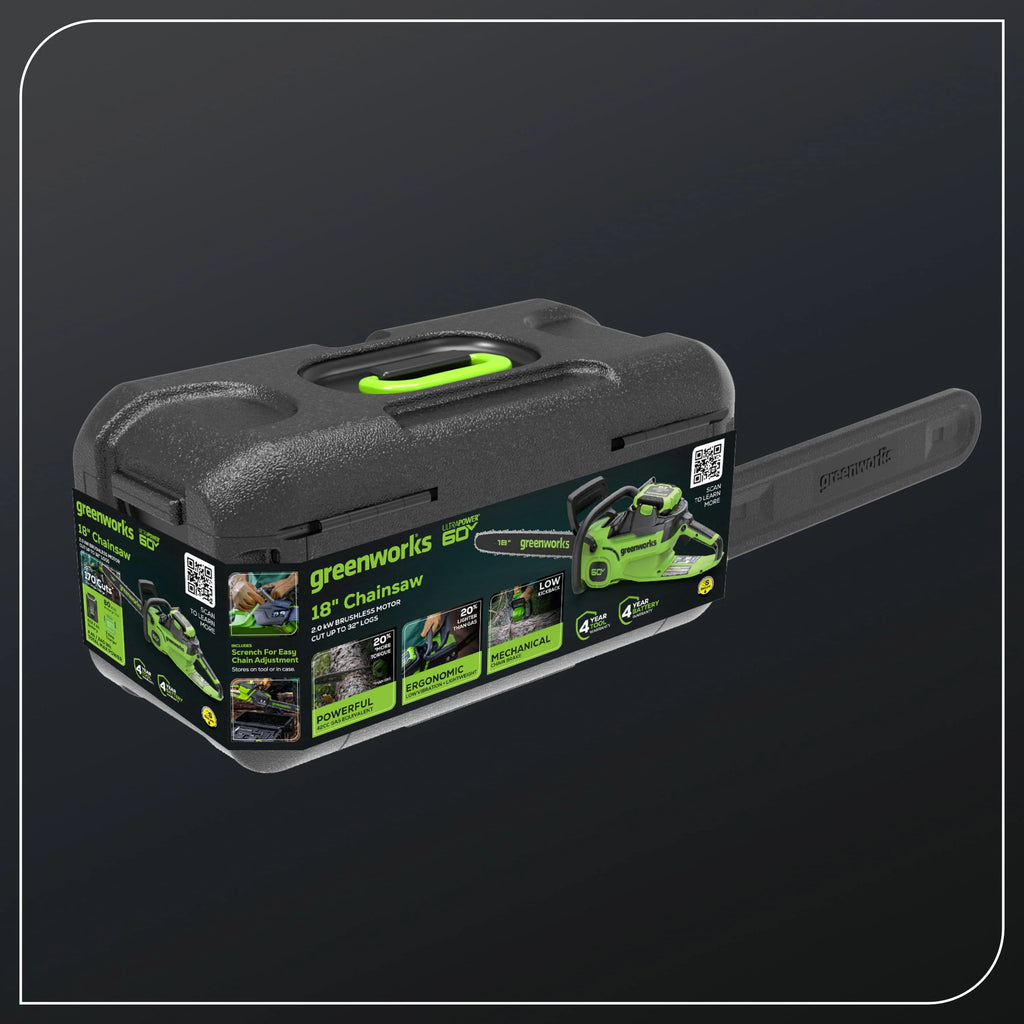 60V Brushless Chainsaw with Battery & Charger Q725173