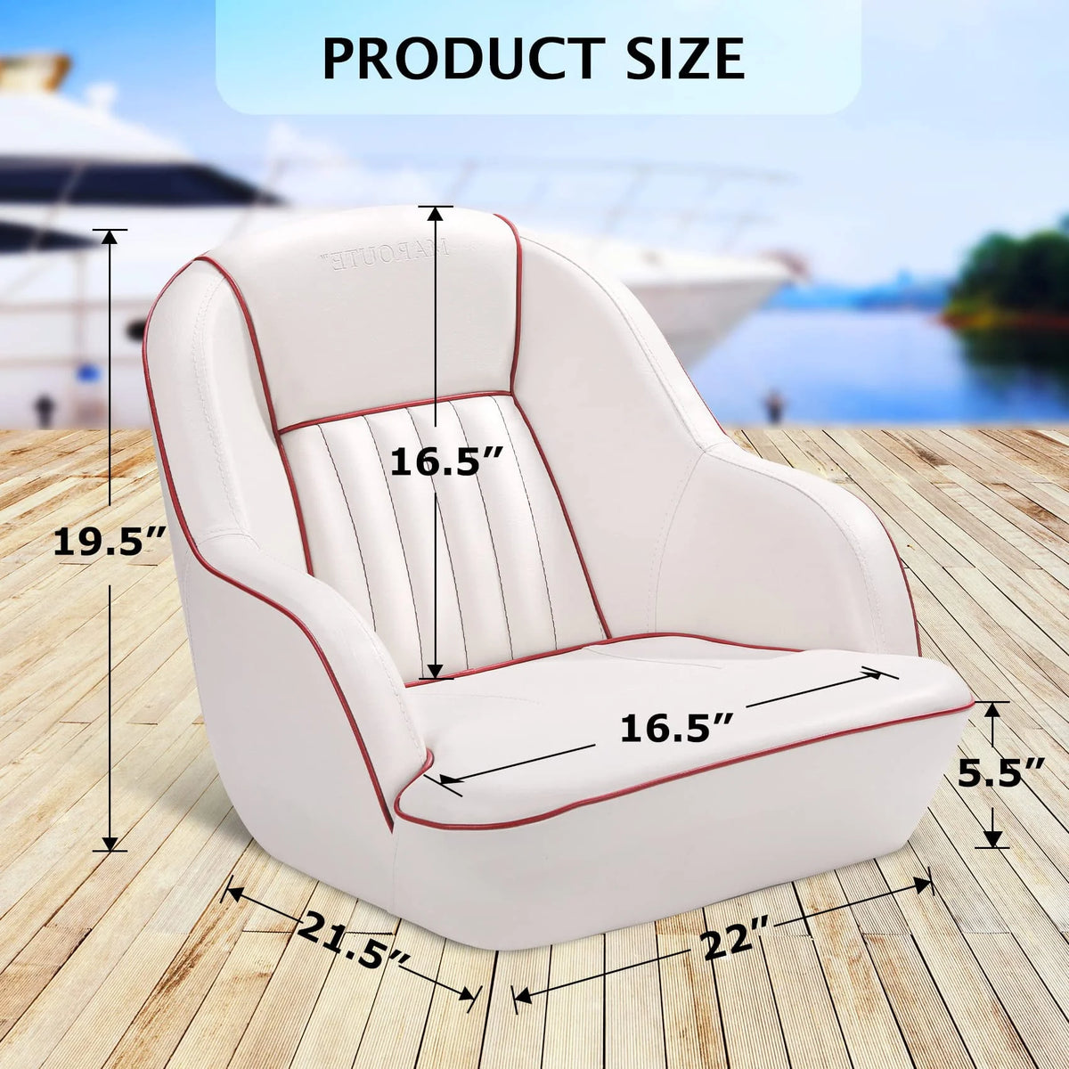 Pontoon Boat Captains Chair Q256