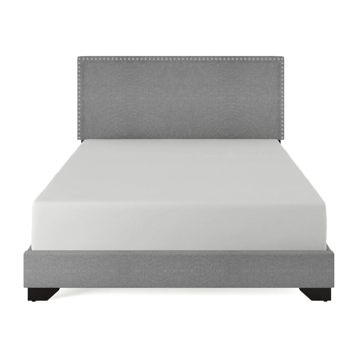 Cream Upholstered Full Platform Bed N975853