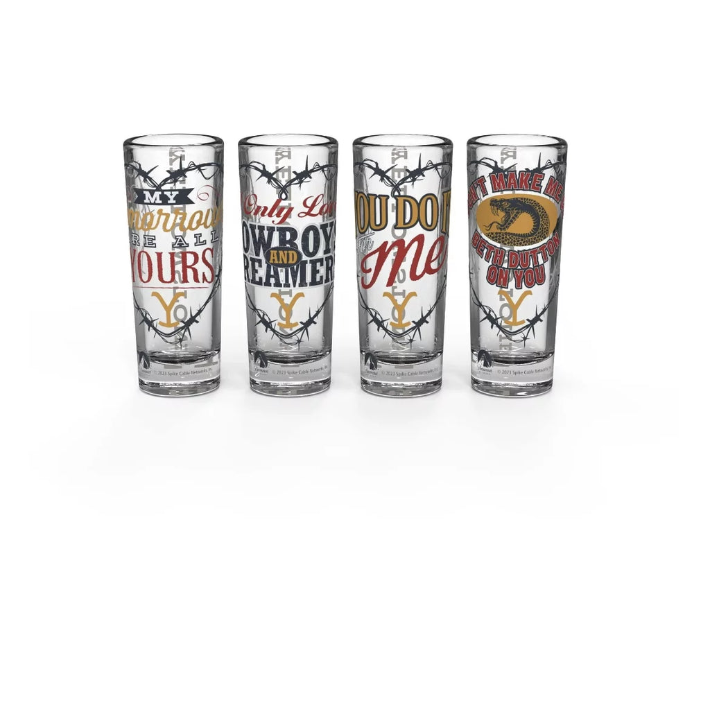 2 Ounce 4-piece Mini Glass Set J213