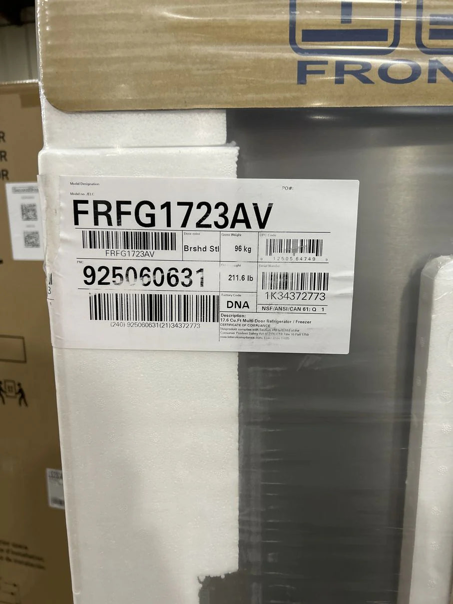 31.5 In. 17.6 Cu Ft. Stainless Steel French Door Refrigerator Z93270