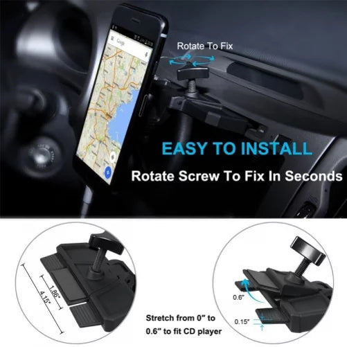 Magnetic CD Slot Car Mount U607279