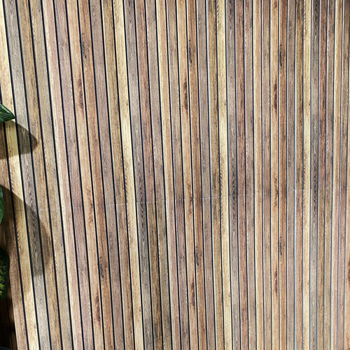 3D Wooden Effect Wall Panels Set of 10 P99626