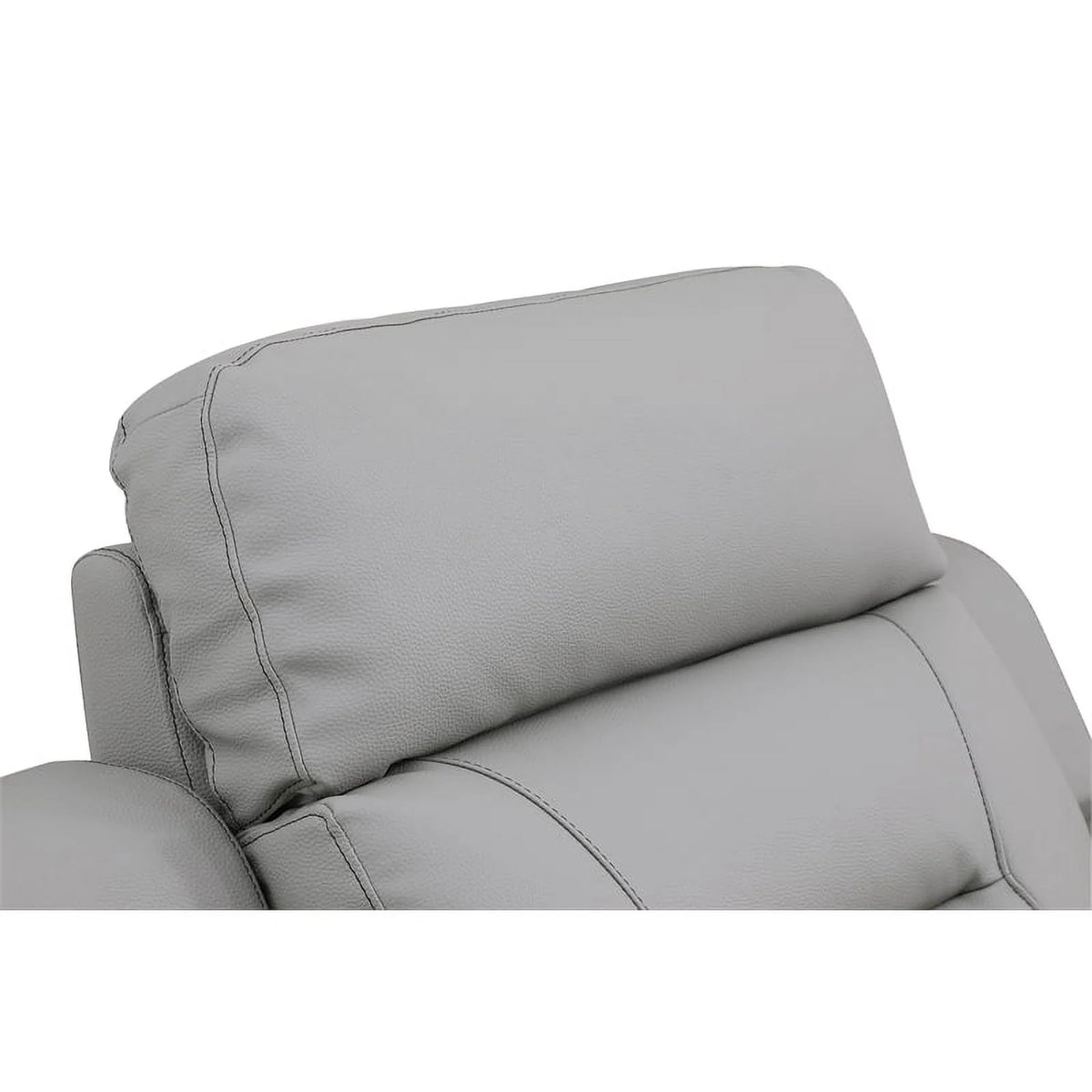 Gray Faux Leather Upholstered Sofa D937801