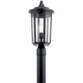 Black 1-Light Outdoor Post Lantern L148988