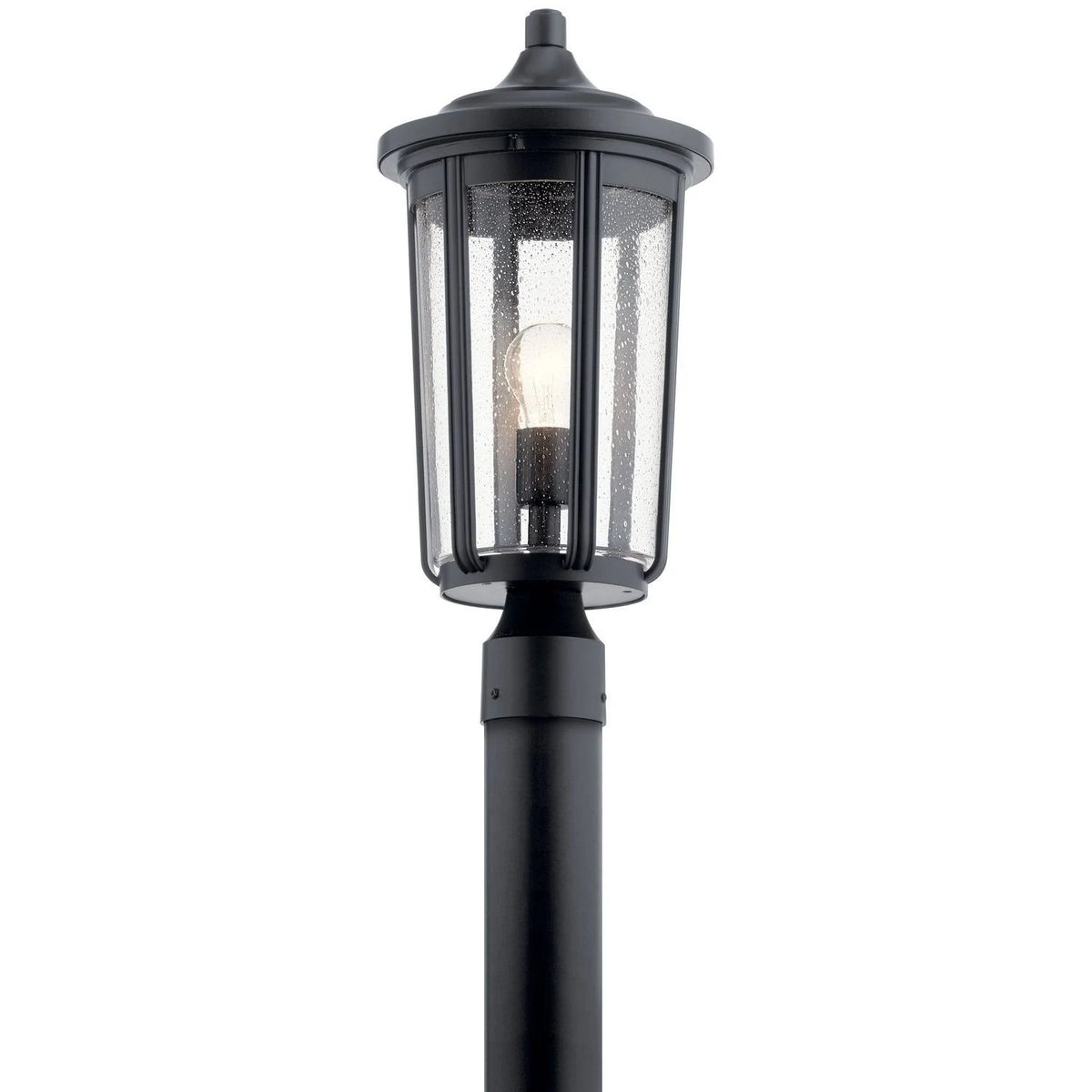 Black 1-Light Outdoor Post Lantern L148988