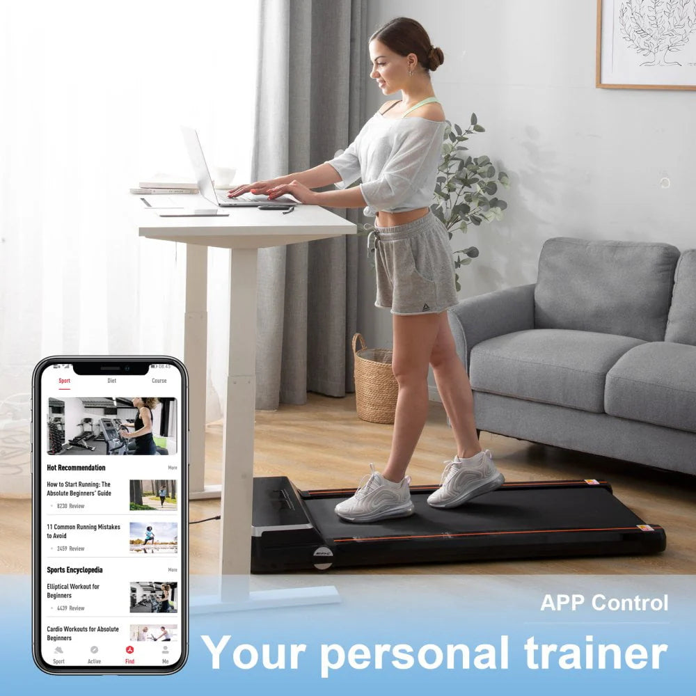 Under Desk Treadmill 2.5HP Slim Walking Treadmill Z396