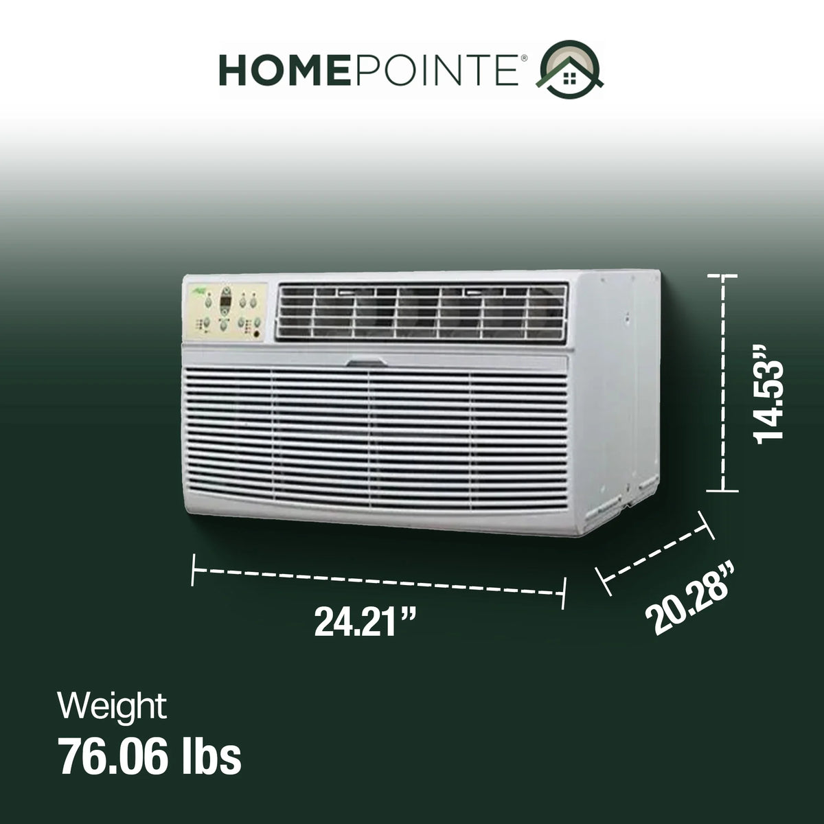 12,000 BTU 230 Volt Through The Wall Air Conditioner F95011