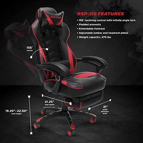 Grey Fabric Gaming Chair with Footrest B7348