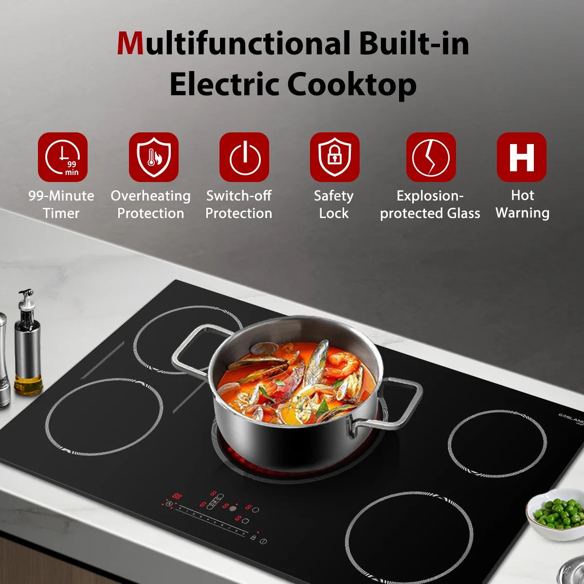 36in 5 Elements Black Radiant Electric Cooktop I45279