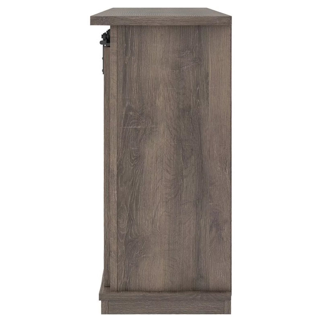 54" Gray Wood TV Stand J932