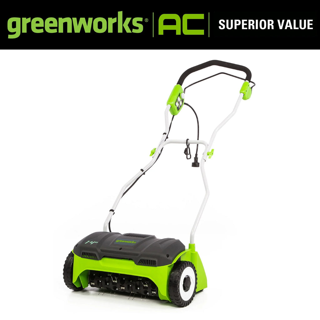 14 in. 10 Amp Corded Electric Dethatcher F817924