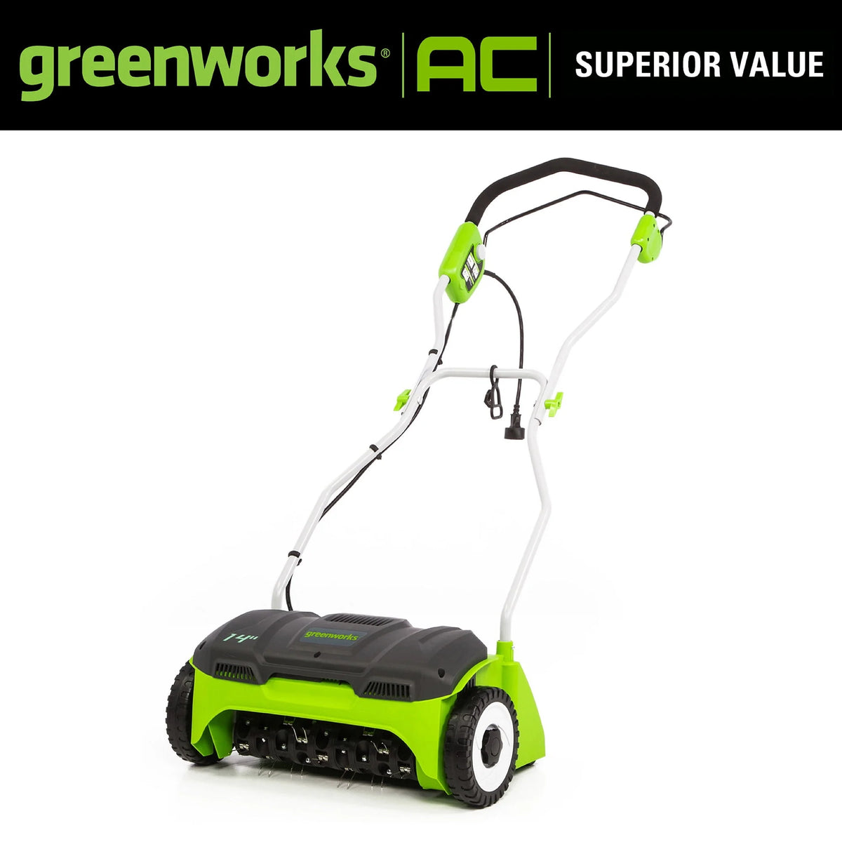 14 in. 10 Amp Corded Electric Dethatcher F817924