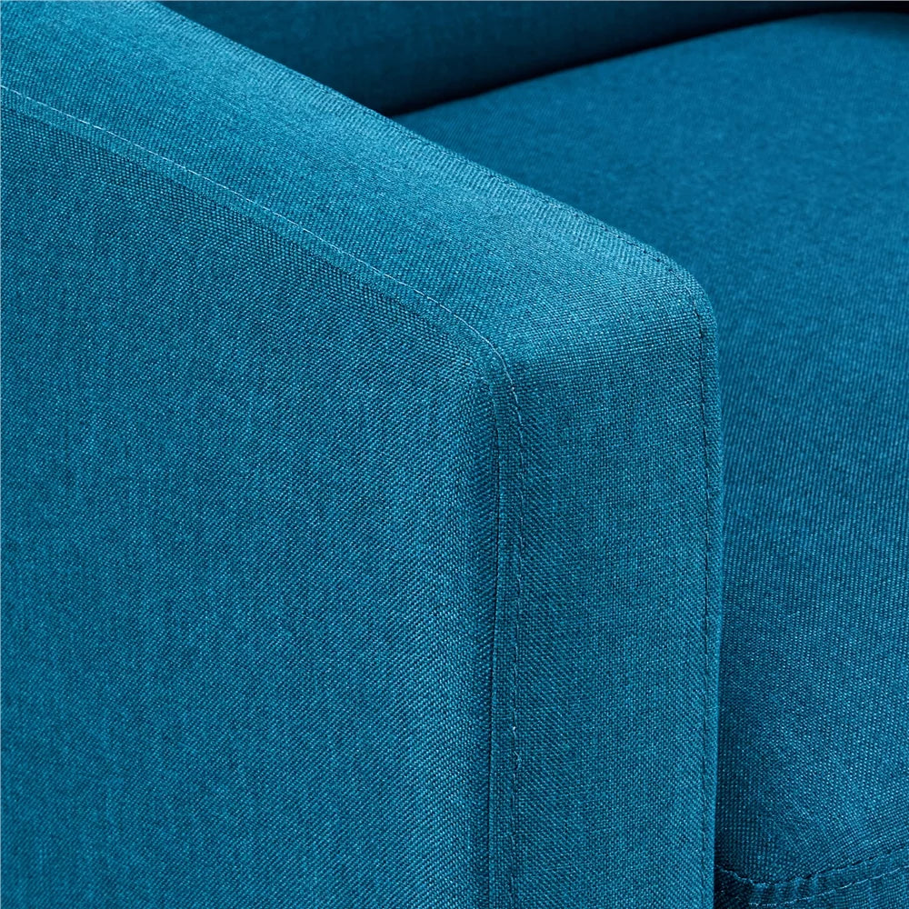 Blue Fabric Recliner Set of 2 T369853
