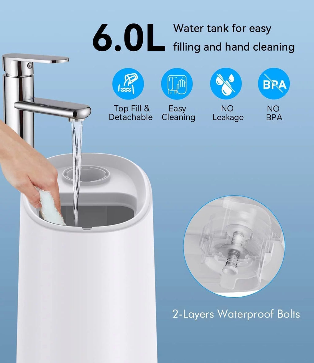 Warm and Cool Mist Top Fill Ultrasonic Humidifier with Remote B907978