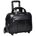 Leather Detachable-Wheeled Laptop Case O1792